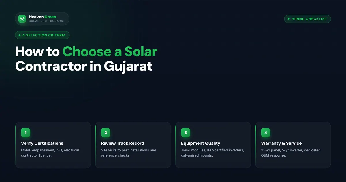 How to Choose a Solar Installer in India: 7 Key Questions